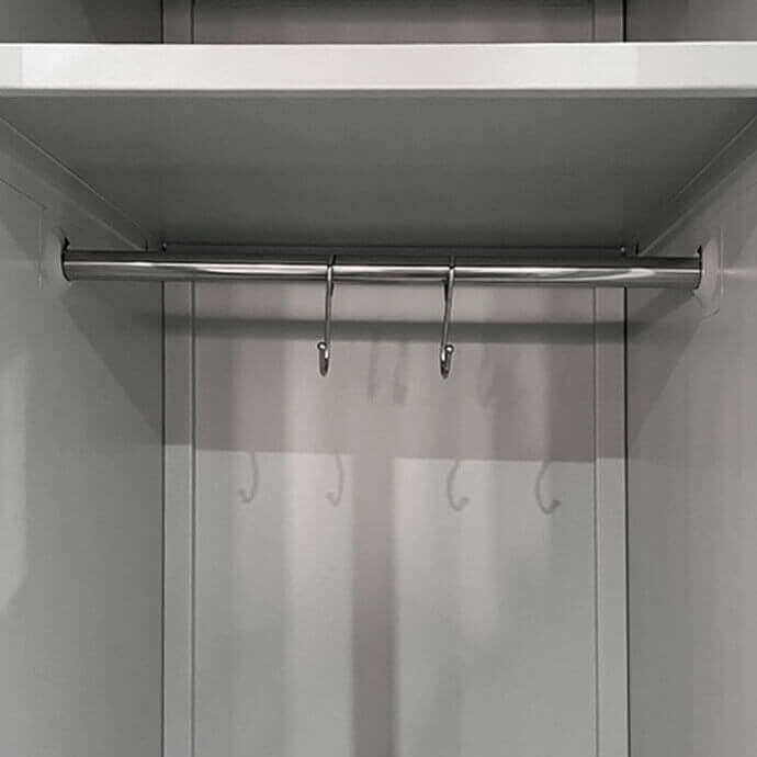 RENT Metallist riidekapp Rehalt Systems, 1800 × 1200 × 500, 4 uksega 9