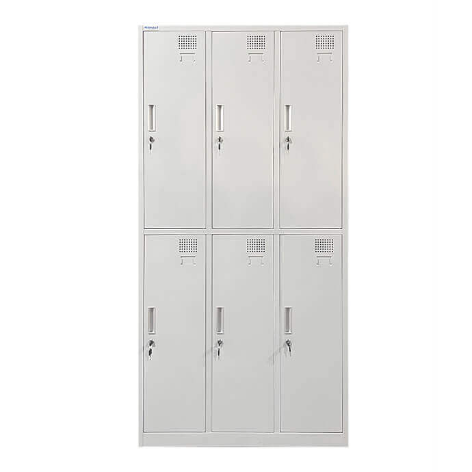 RENT Metallist riidekapp Rehalt Systems, kahetasandiline, 1800 × 900 × 500, 6 uksega 1